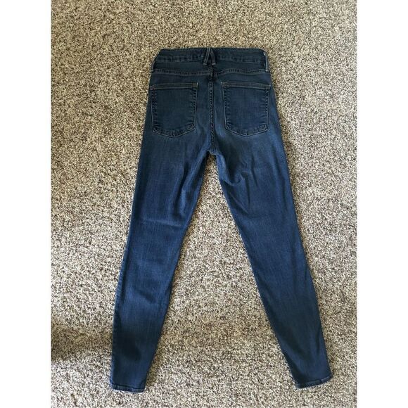 Good American Good Legs Dark Wash Size 4 Skinny Jeans - Picture 8 of 12